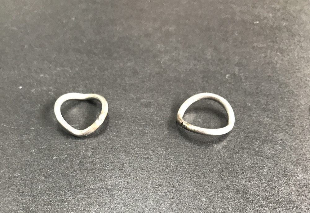 ステンレス　変形リング